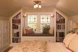 The Idea Of Window Seat For Your Bedroom Bedroom Window Attic Bedroom Designs Remodel Bedroom Bedroom Design