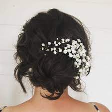 Divide your curls into 3 sections. 19 Cute Easy Updos For Short Hair For Special Occasions