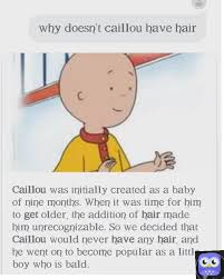 Fastest Why Caillou Doesn T Have Hair
