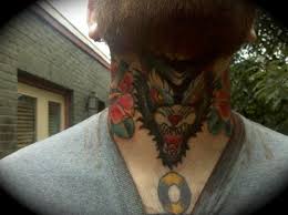 The wolf tattoo can also represent love. Throat And Neck Tattoo Thomas Kenney Tattoo