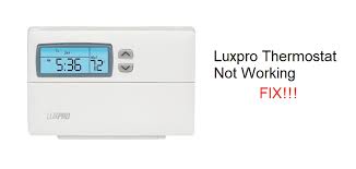 Press the setup button on your thermostat, then select full or partial (full lock will disable all keys except the setup button and s.w reset button, while partial lock will allow other users to adjust the temperature without. Luxpro Thermostat Not Working 4 Ways To Fix Diy Smart Home Hub