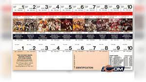 Historical Bears Ticket Stubs