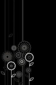 Abstract wallpaper / black wallpaper black color with all the beauty you can find wallpapers in this category. Black Cartoon Flowers And Lines Android Wallpaper Android Wallpaper Black Dark Black Wallpaper Hd Cool Wallpapers
