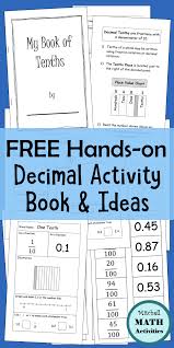 Free Hands On Mini Book For Decimals And Decimal Grid Models