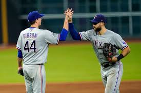 And of course he swings away and beats it because baseball. Mlb Rumors Rangers Talk Up Potential Yankees Trade Targets Joey Gallo Kyle Gibson Nj Com