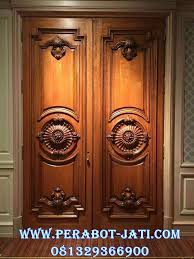 Pintu Utama Ukir Klasik Kayu Jati Desain Eropa Perabot Jati Jepara Perabot Jati Perabot Jepara Toko Furniture Jepara Desain Pintu Utama Kayu Desain Pintu Masuk Gagang Pintu