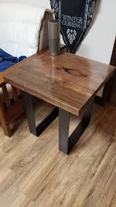 They give your lamps a home and display the accessories that make your space come alive. Modern Black Walnut End Table Album On Imgur