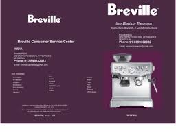Breville espresso machine repair water leak bes870xl partstree. Breville Coffee Machine 9899332022 India Dealer Pages 1 44 Flip Pdf Download Fliphtml5