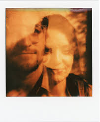 Sue and John" My photograph created by sandwiching 2 negatives together,  1970's.