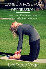 Camel pose (ustrasana) next step in yogapediamodify camel pose (ustrasana) see all entries in yogapedia. Camel Pose For Depression Yoga For Depression