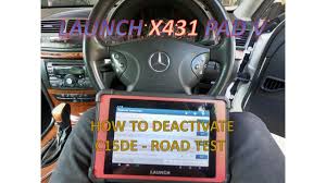 Mercedes Benz W211 C15de Road Test Active By Launch X431 Pad V Youtube