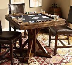 Card Table From Pottery Barn Perfect Thing To Put In A Man Cave Home Game Room Decor Family Room