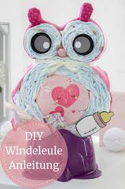 Diy Bastelidee Geschenke Zur Geburt Susse Windeleule Mit Anleitung Selber Baste Geschenke Zur Geburt Basteln Geschenke Zur Geburt Geschenke Zur Geburt Madchen