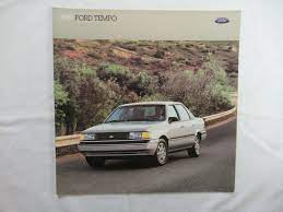 1989 Ford Tempo Car Brochure Sales Advertising Dealer Etsy Car Brochure Brochure Ford