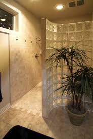 Mettons Des Briques De Verre Dans La Salle De Bains Douches Ouvertes Brique En Verre Amenagement Salle De Bain