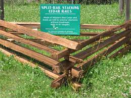 Looking for a more permanent and handsome option for our small kitchen garden we decided it was finally time to build a split rail cedar fence. Split Rail Stacking Cedar Rails Capitol City Lumber