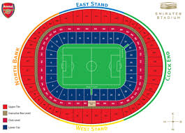 Emirates Stadium Seating Plan The Club News Arsenal Com