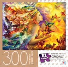 A 1000 piece jigsaw puzzle from bits and pieces is a great getaway for an unbeatable price! Ez Grasp 300 Piece Jigsaw Puzzle Fantastic Colorful World Toys R Us Canada