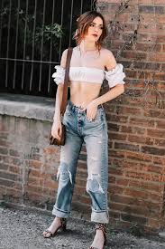 See more ideas about mens crop top, half shirts, crop tops. A Go To Summer Uniform High Rise Denim And Crop Tops Sea Of Shoes