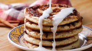 Take 1 pinch ground cinnamon. Cinnamon Roll Pancakes With Chloe Coscarelli Youtube