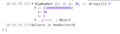 How To Convert Bignumber To Number In Truffle Framework Ethereum Stack Exchange