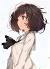 Tomboy Short Black Hair Anime Girl