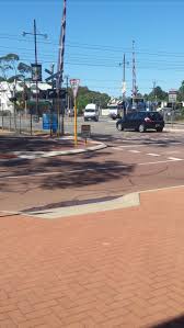 Railway Crossing In Meadow Street Guildford Guildford Street Western Australia