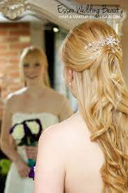 Wedding Hair Half Up By Essex Wedding Beauty Www Essexweddingbeauty Co Uk Wedding Hairstyles Wedding Hair And Makeup Wedding Hair Half