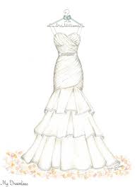 Best Gift For Wife In 2021 Unique Thoughtful Romantic Dress Design Drawing Wedding Dress Drawings Wedding Dress Sketches