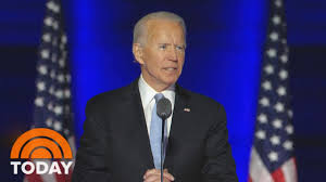 Biden spent much of his speech calling for unity, saying he will strive to be a president who seeks not to divide but unify. President Elect Joe Biden Promises To Usher In A Time To Heal In Us Today Youtube