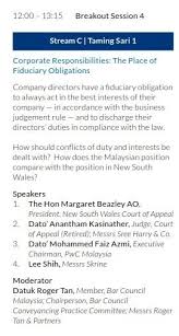 Aspects of company law are determined by common law (ie, resulting from decisions of the courts). International Malaysia Law Conference 2018 Corporate Responsibilities Fiduciary Obligations