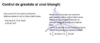 Caracterizată prin vectorul acceleraţie unghiulară Centrul De Greutate Al Unui Triunghi Geogebra