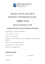 Dan kewajiban ayah memberi makan dan pakaian kepada para ibu dengan cara yang makruf. Doc Assigment Fiqh Munakahat Oum Masayudarman Masayudarman Academia Edu