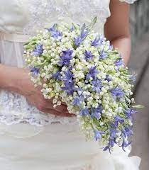 Maybe you would like to learn more about one of these? Lilies Of The Vally And Scottish Bluebells Wedding Bouquet Lily Of The Valley Bouquet Flower Bouquet Wedding Wedding Bouquets Bride