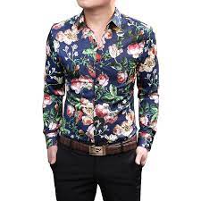 Lulus.com has been visited by 10k+ users in the past month Luxury Polyester Navy Blue Mens Fashion Floral Dress Shirt Pilaeo Mens Fashion Summer Navy Blue Floral Shirt Navy Floral Shirt