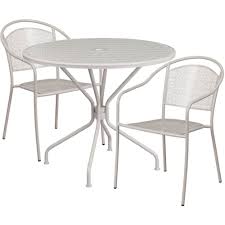 Panini 35 25 Inch French Bistro Set Wit 2 Chairs Patio Table Set Patio Dining Set Outdoor Patio Set