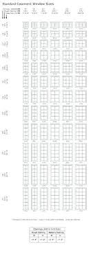 standard house window size house window size window size for