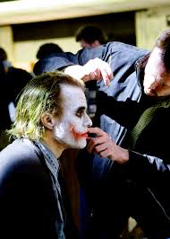 Heath Ledger On The Set Of The Dark Knight Heath Ledger Joker Joker Heath Heath Ledger