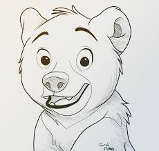 Brother Bear On Disneyculture Deviantart Disney Art Drawings Cute Bear Drawings Disney Drawings Sketches