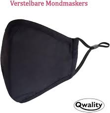 Met zorg voor elkaar door de 1,5 m maatschappij ➤ ontdek fashionable mondkapjes ➜ shop nu online bij bonprix. Bol Com Mondkapje Stof Wasbaar Verstelbaar Mondmasker Katoen Met Neusbrug Zwart