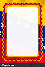 Marco Borde Cinta Con Bandera Venezuela Los Elementos Plantilla Certificado Vector De Stock C Saidauita 204608758 Venezuela Flag Frame Stock Illustration