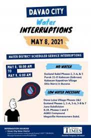 Check spelling or type a new query. Davao City Water Interruptions
