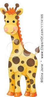 Free Baby Animal Clip Art Clipart Cute Baby Giraffe Royalty Free Illustration By Gina Jane Giraffe Cartoon Clip Art Clip Art