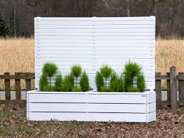 Pflanzkasten Lang Mit Sichtschutz Deckend Geolt Weiss Hohe Pflanzkasten 52 Cm Pflanzkasten Pflanzkasten Holz Outdoor Dekorationen