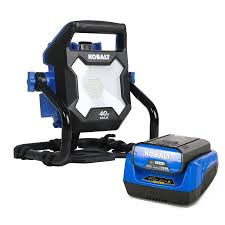 Kobalt 2000 Lumen Led Rechargeable Portable Work Light Lowes Com Work Lights Portable Led