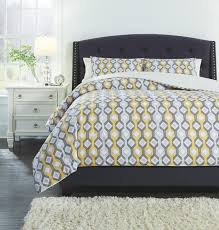 Find great deals on ebay for yellow queen comforter. The Mato Gray Yellow White Queen Comforter Set Available At Riley S Rooms Serving Tecumseh And Windsor On