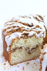 Made w/ real ingredients · 0g trans fat · baked moist & delicious Greek Yogurt Coffee Cake Recipe