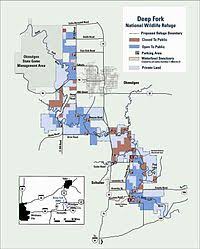 Customize your maps with weather, forest fires, and other conditions ; Deep Fork National Wildlife Refuge Wikipedia