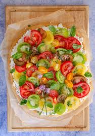 Tarte Feuilletee Tomates Multicolores Recette Tarte Feuilletee Alimentation Recettes De Cuisine