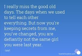 Quotes About Good Old Days 85 Quotes